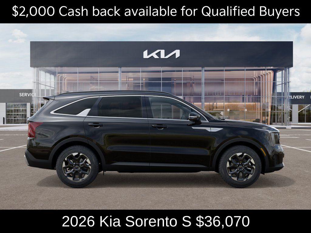 new 2026 Kia Sorento car, priced at $36,070