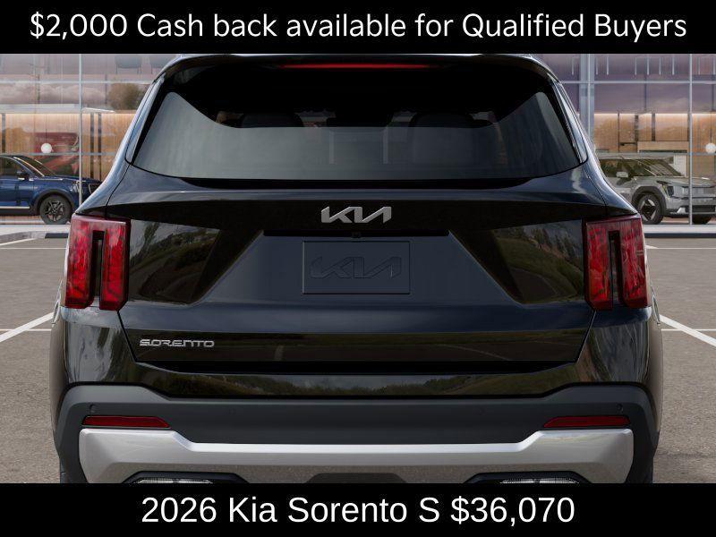 new 2026 Kia Sorento car, priced at $36,070