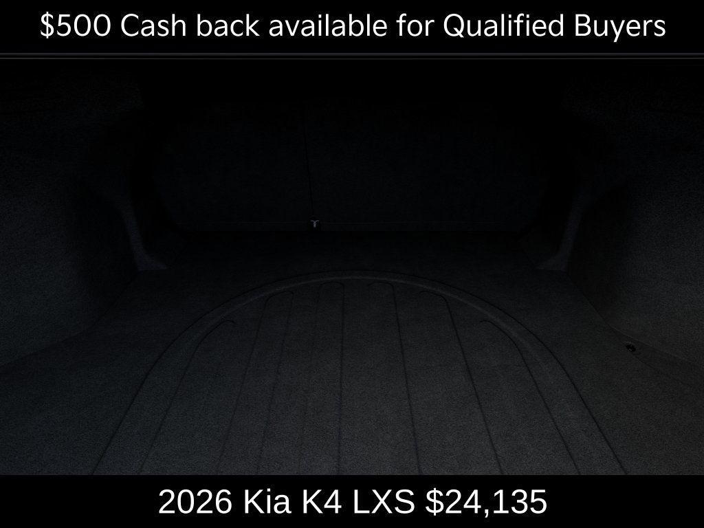 new 2026 Kia K4 car, priced at $24,135