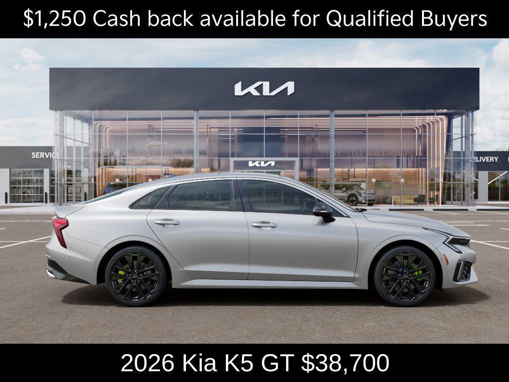 new 2026 Kia K5 car, priced at $38,700
