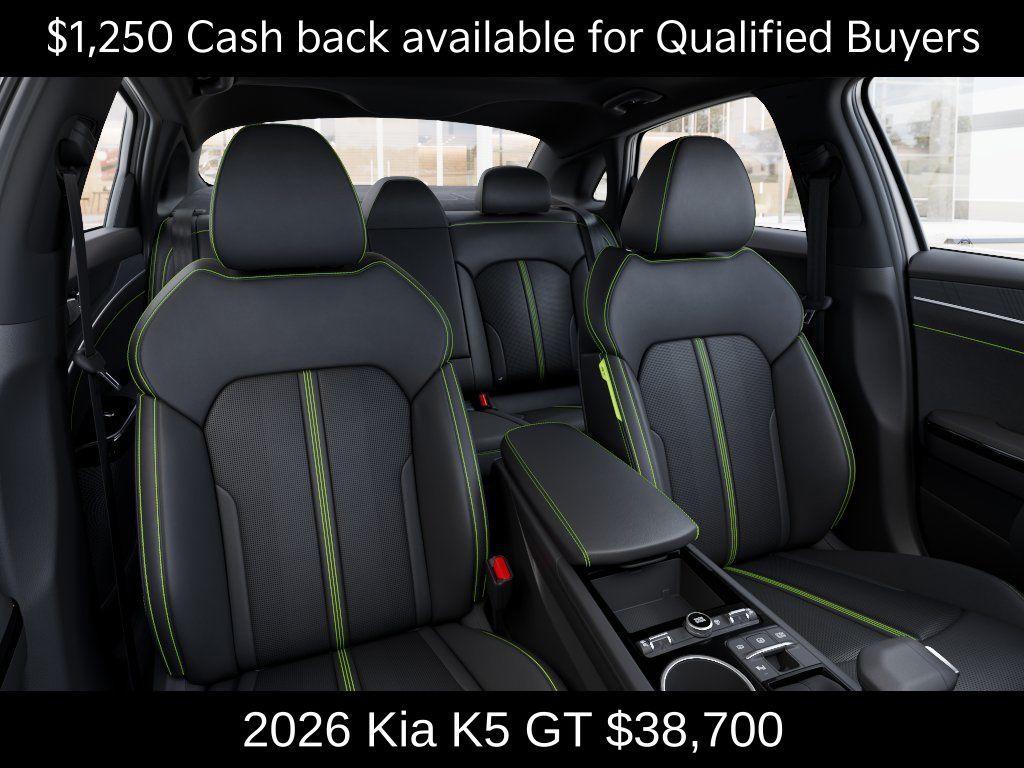 new 2026 Kia K5 car, priced at $38,700