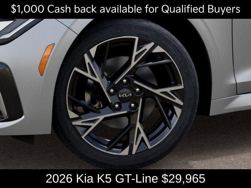 new 2026 Kia K5 car, priced at $29,965