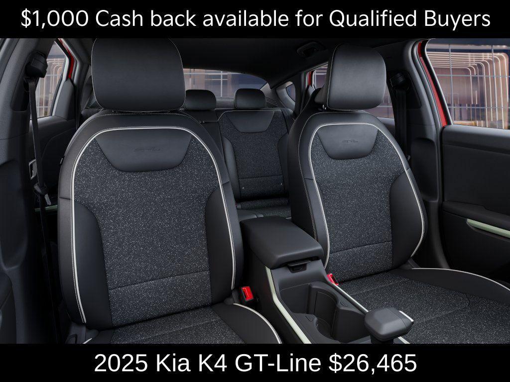 new 2025 Kia K4 car, priced at $26,465