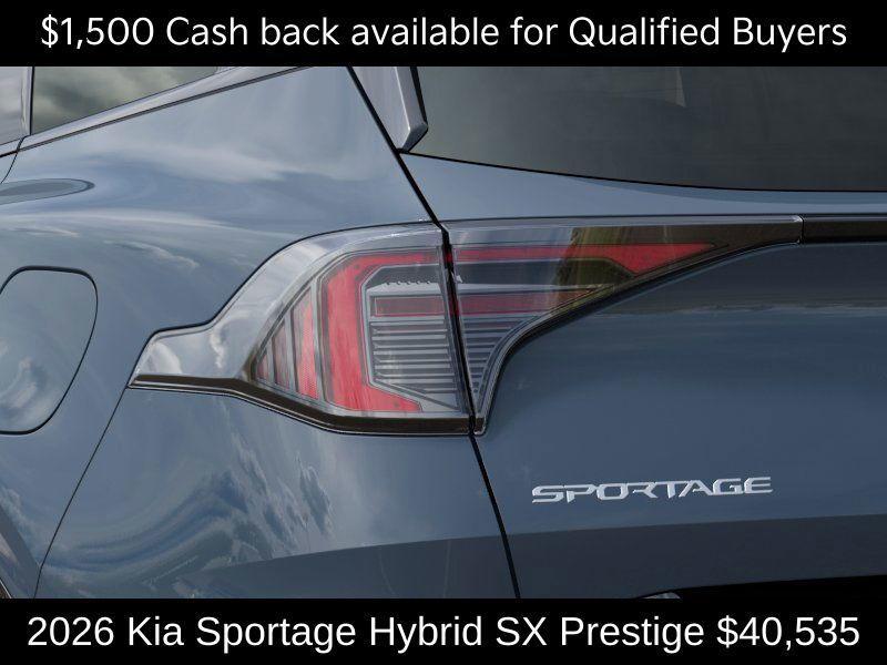 new 2026 Kia Sportage Hybrid car, priced at $40,535
