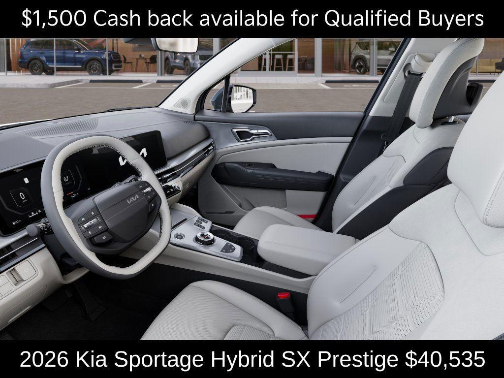 new 2026 Kia Sportage Hybrid car, priced at $40,535