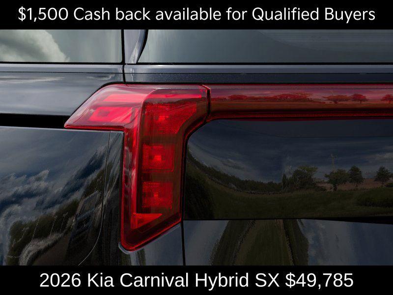 new 2026 Kia Carnival Hybrid car, priced at $49,785