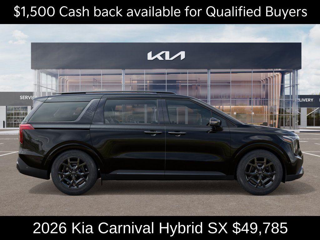 new 2026 Kia Carnival Hybrid car, priced at $49,785