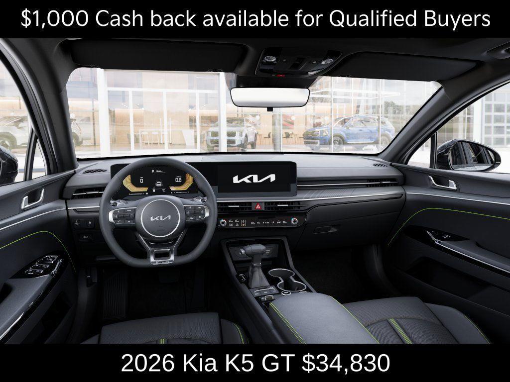 new 2026 Kia K5 car, priced at $34,830