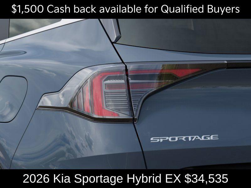 new 2026 Kia Sportage Hybrid car, priced at $34,535