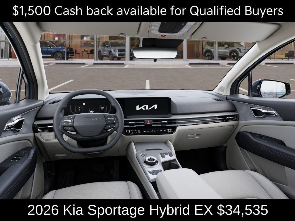 new 2026 Kia Sportage Hybrid car, priced at $34,535