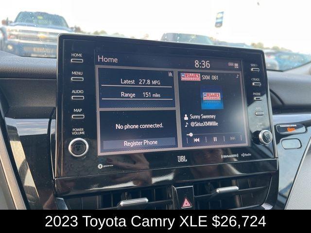 used 2023 Toyota Camry car, priced at $26,724