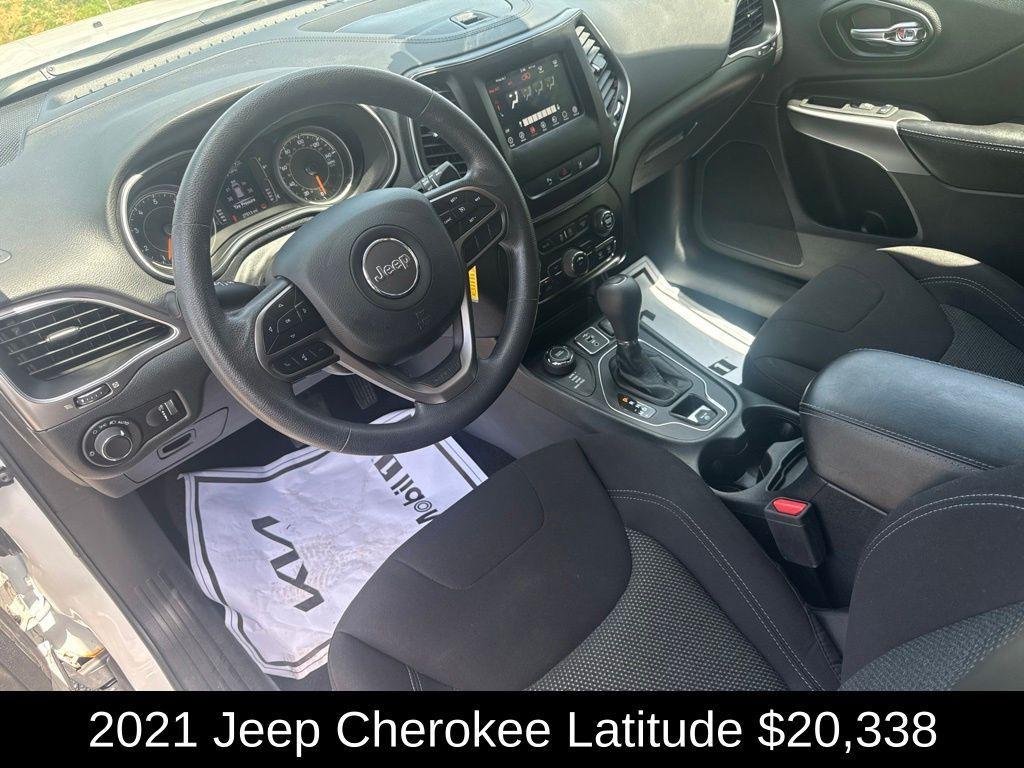 used 2021 Jeep Cherokee car, priced at $20,338
