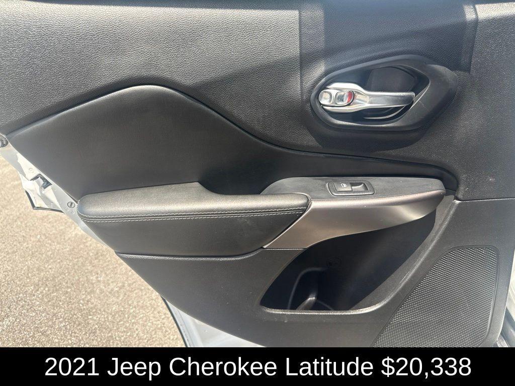used 2021 Jeep Cherokee car, priced at $20,338