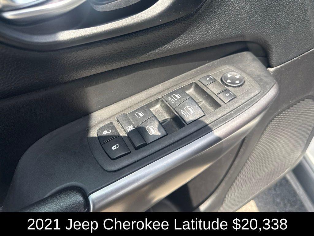 used 2021 Jeep Cherokee car, priced at $20,338