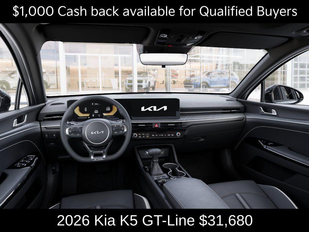new 2026 Kia K5 car, priced at $31,680