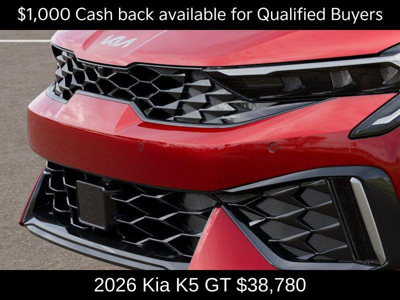 new 2026 Kia K5 car, priced at $38,780
