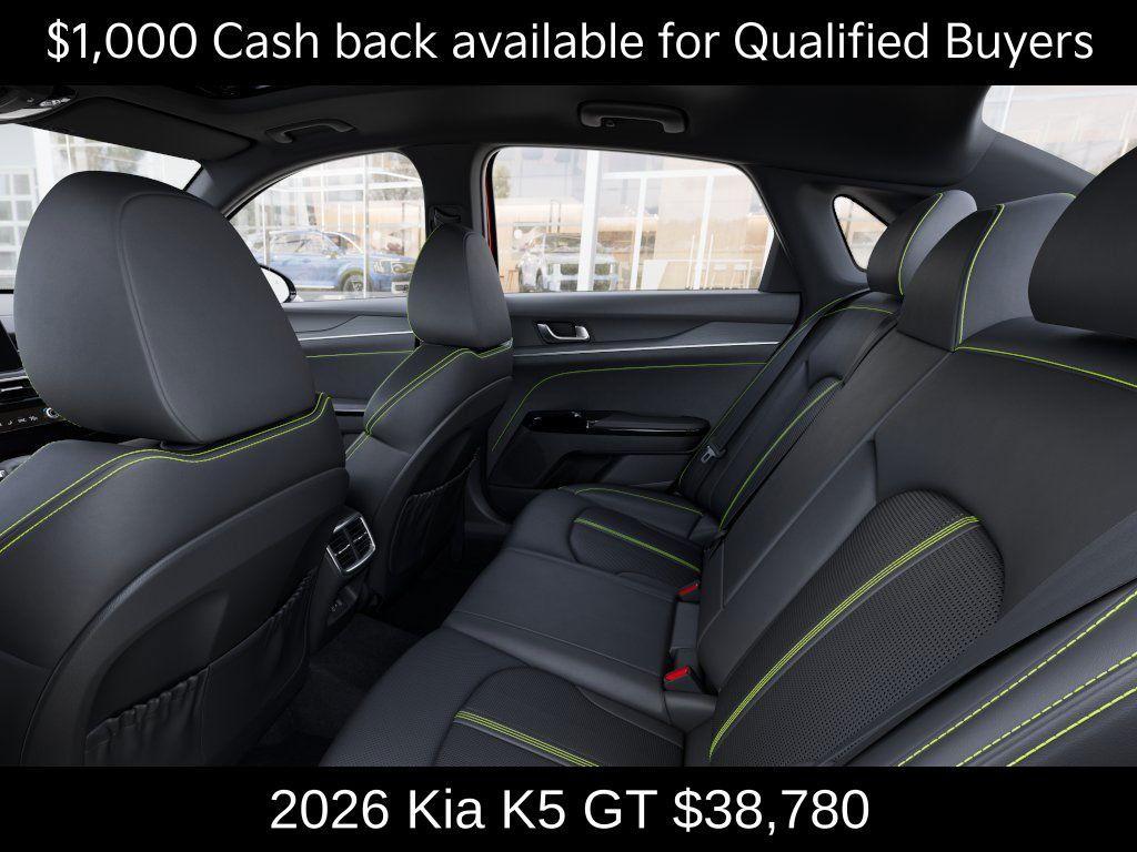 new 2026 Kia K5 car, priced at $38,780