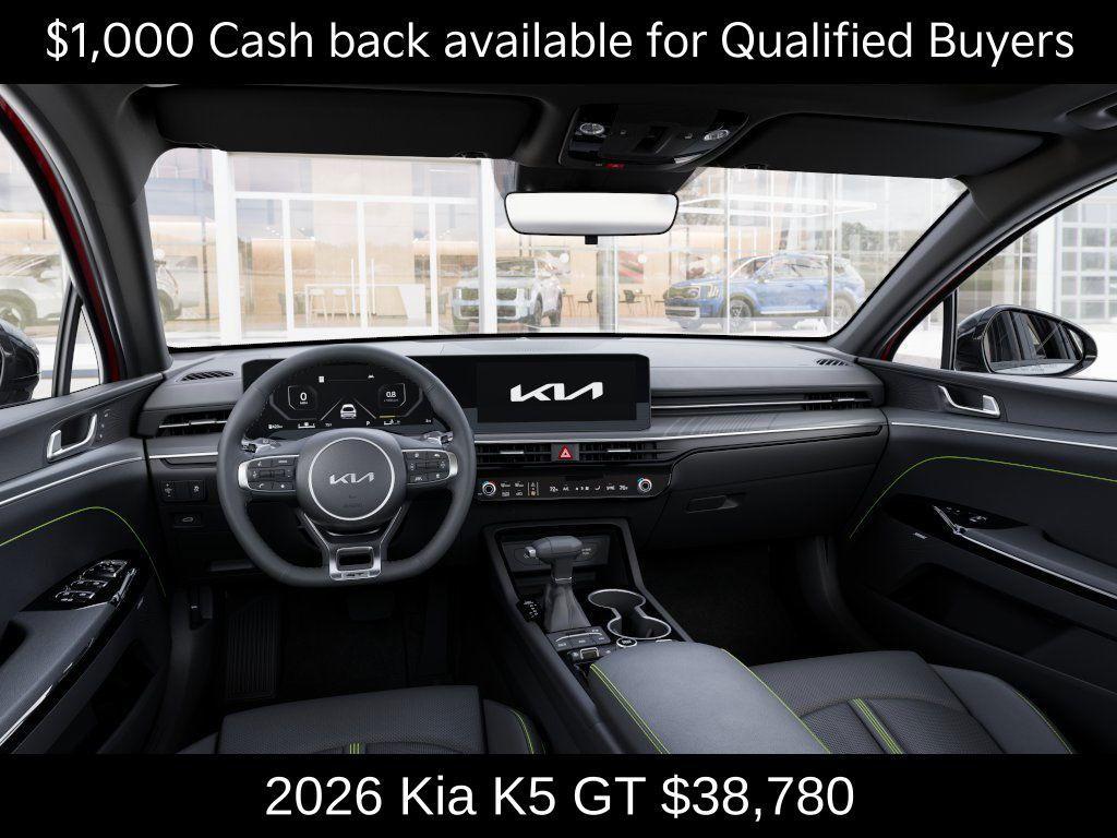 new 2026 Kia K5 car, priced at $38,780
