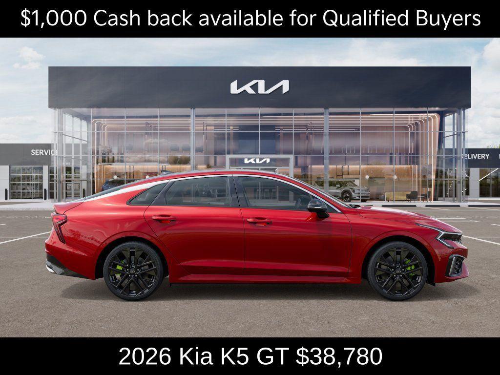 new 2026 Kia K5 car, priced at $38,780