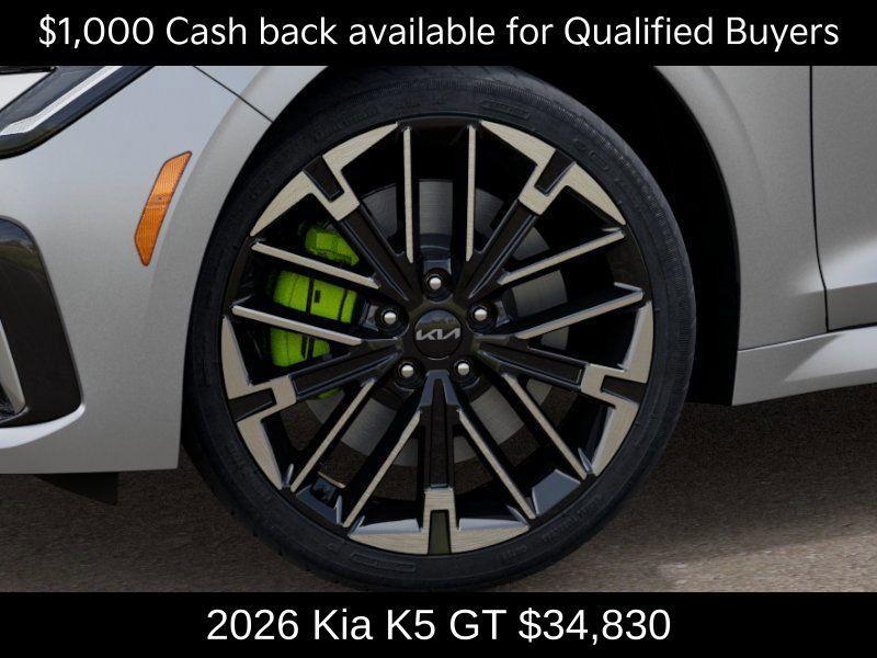 new 2026 Kia K5 car, priced at $34,830