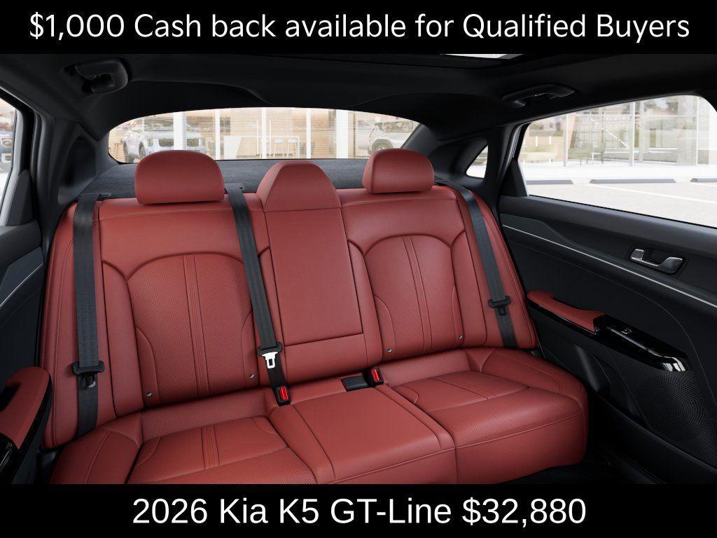 new 2026 Kia K5 car, priced at $32,880