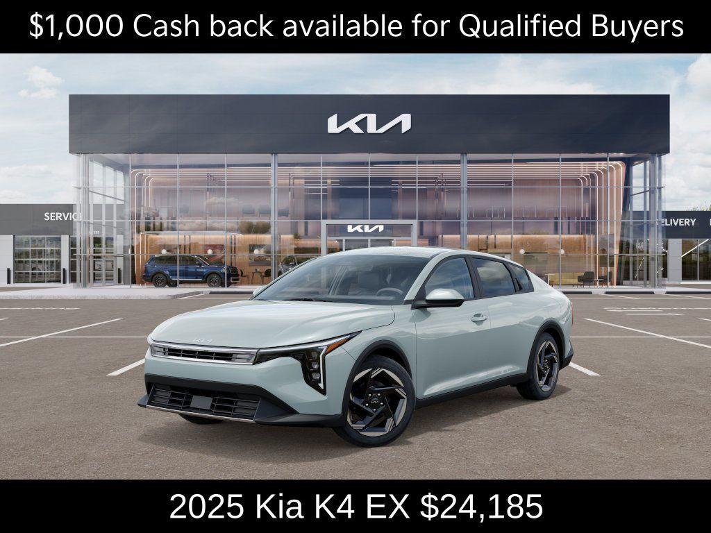 new 2025 Kia K4 car, priced at $24,185