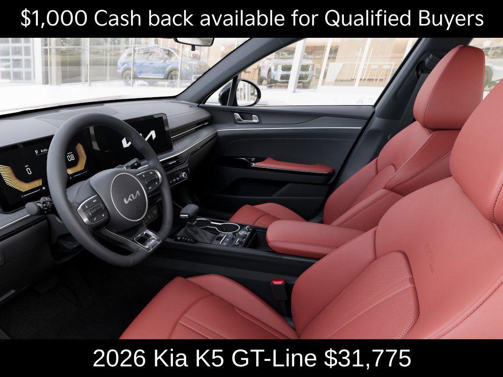 new 2026 Kia K5 car, priced at $31,775