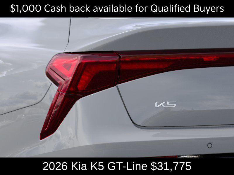 new 2026 Kia K5 car, priced at $31,775