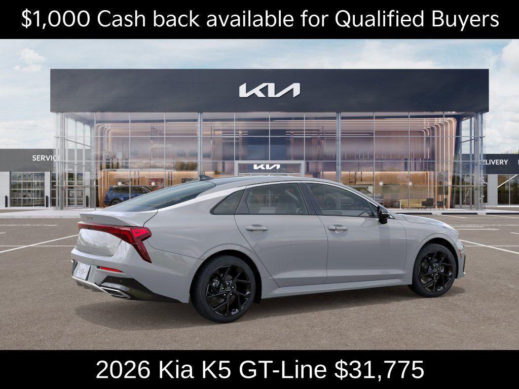 new 2026 Kia K5 car, priced at $31,775