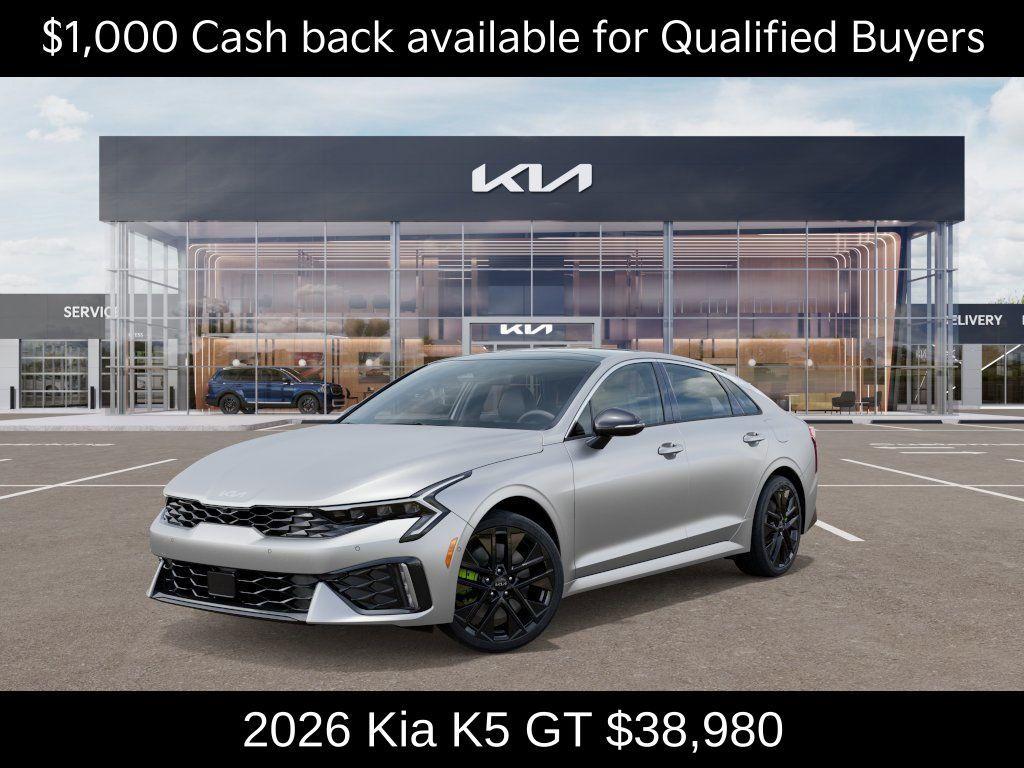 new 2026 Kia K5 car, priced at $38,980