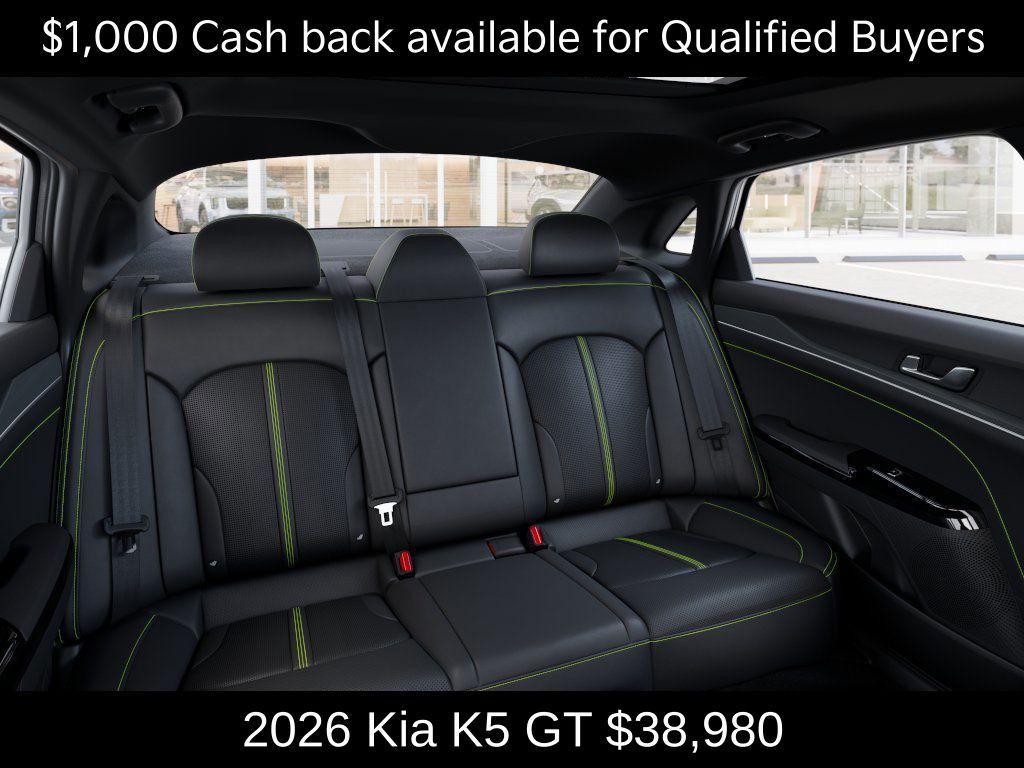 new 2026 Kia K5 car, priced at $38,980