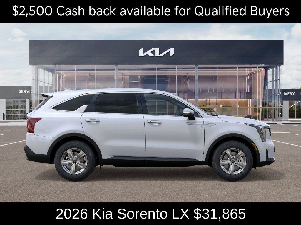 new 2026 Kia Sorento car, priced at $31,865