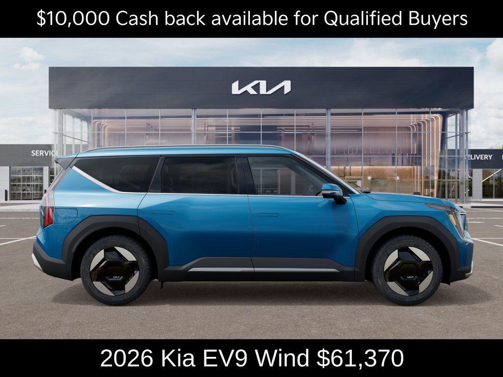 new 2026 Kia EV9 car, priced at $61,370