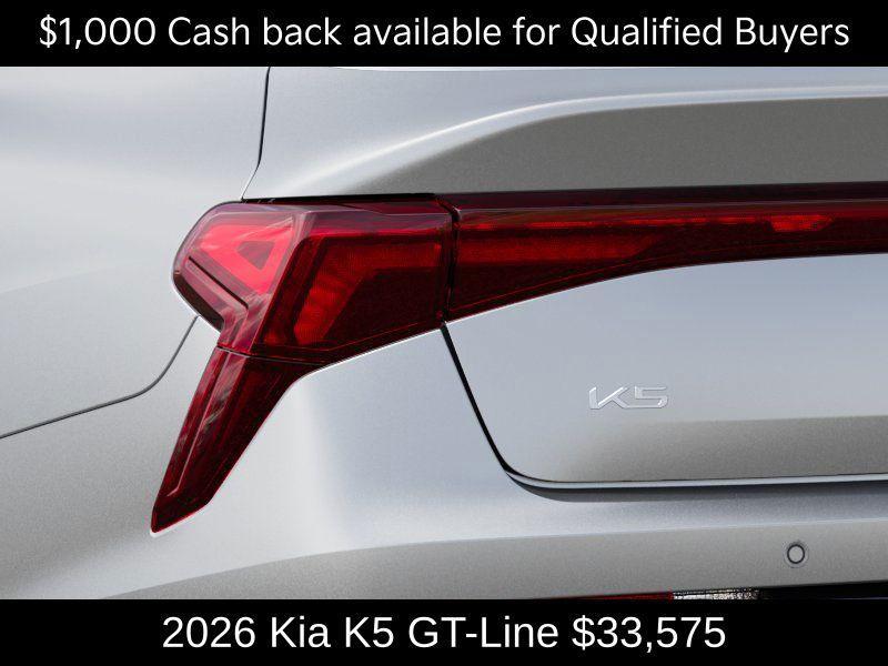 new 2026 Kia K5 car, priced at $33,575