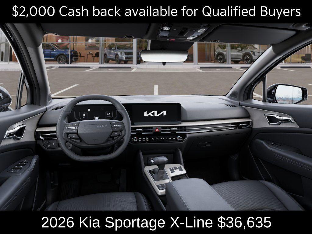 new 2026 Kia Sportage car, priced at $36,635
