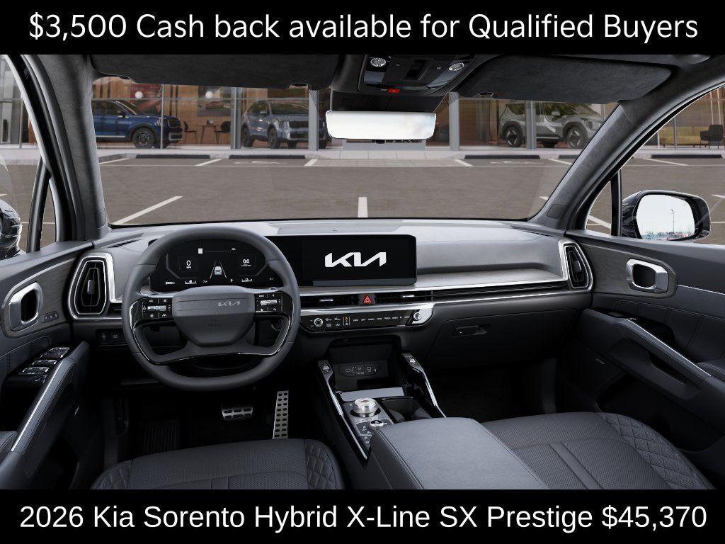 new 2026 Kia Sorento Hybrid car, priced at $45,370