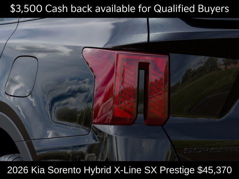 new 2026 Kia Sorento Hybrid car, priced at $45,370