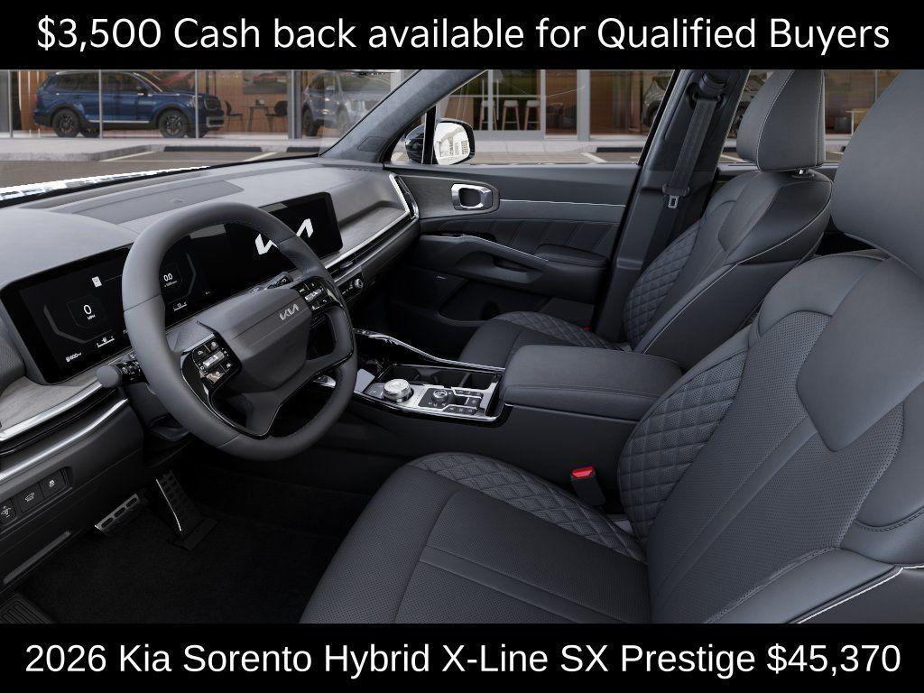 new 2026 Kia Sorento Hybrid car, priced at $45,370