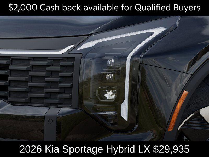 new 2026 Kia Sportage Hybrid car, priced at $29,935