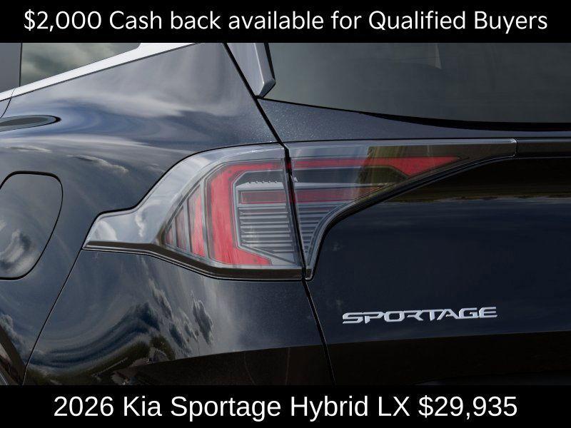 new 2026 Kia Sportage Hybrid car, priced at $29,935