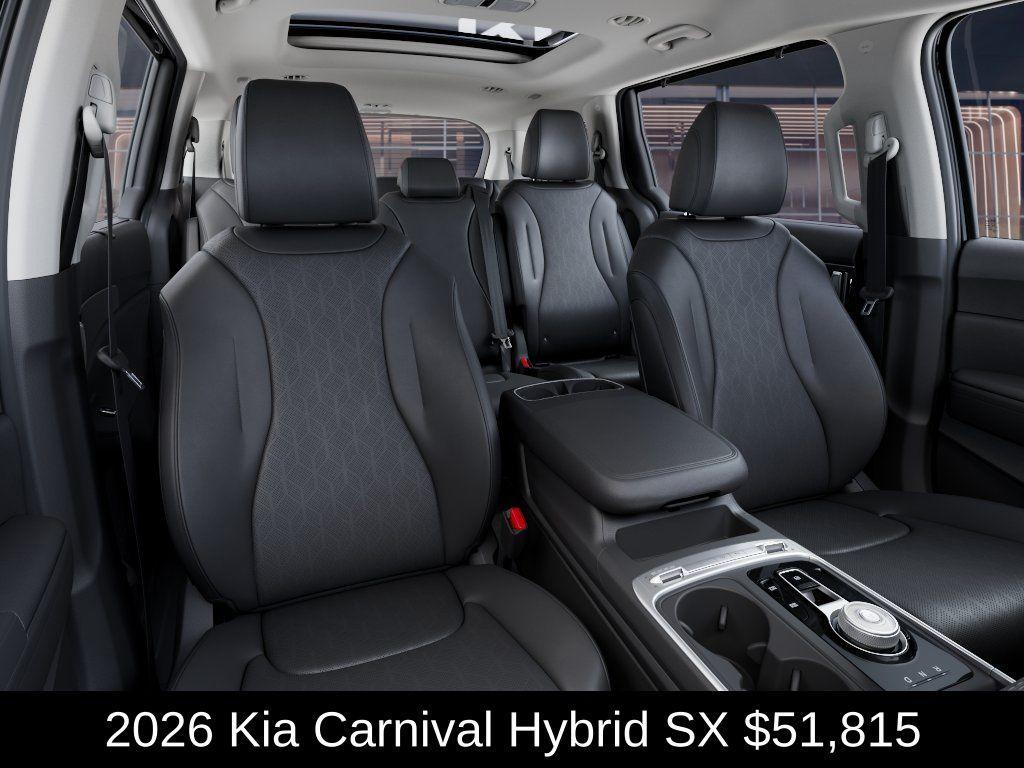 new 2026 Kia Carnival Hybrid car, priced at $51,815