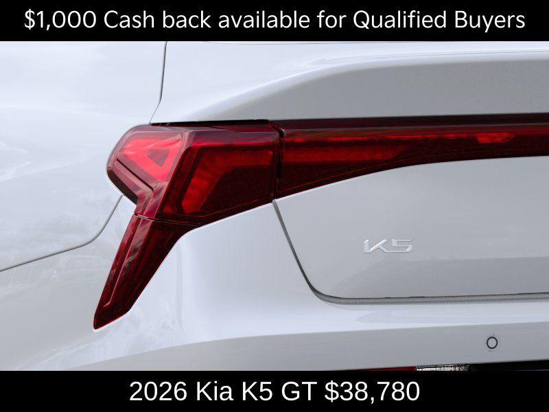 new 2026 Kia K5 car, priced at $38,780