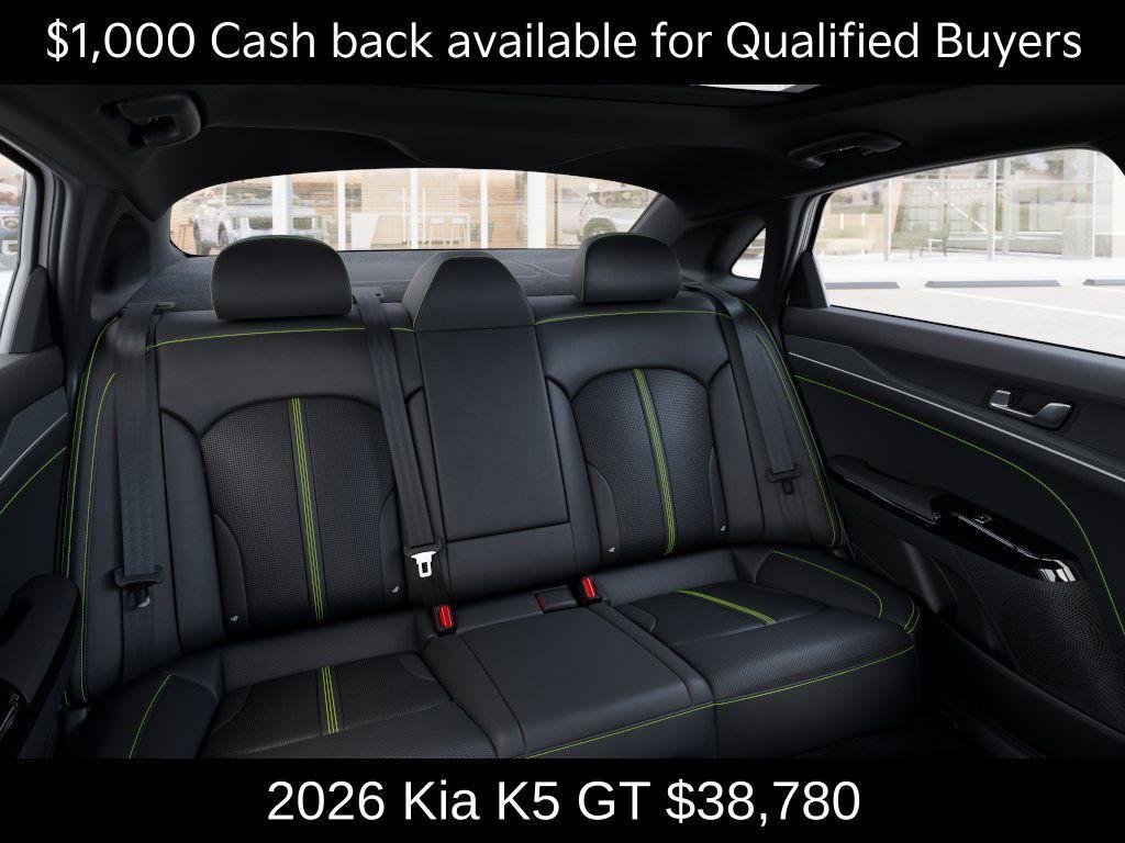 new 2026 Kia K5 car, priced at $38,780