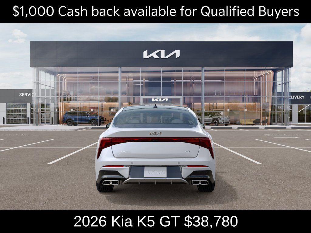 new 2026 Kia K5 car, priced at $38,780