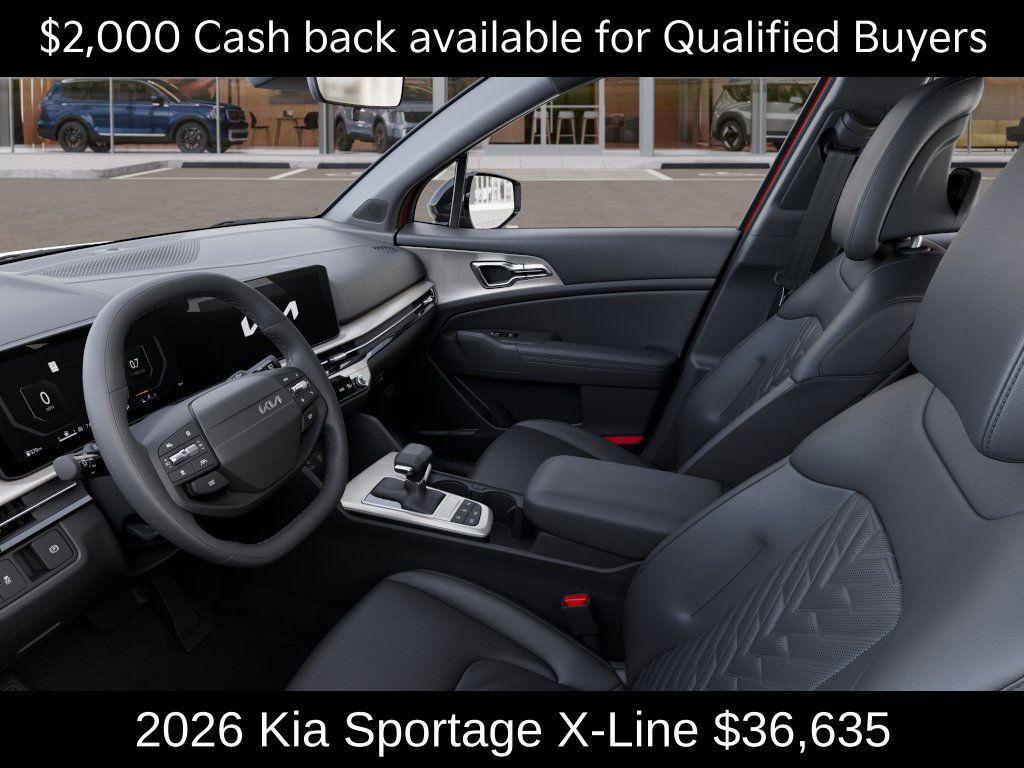 new 2026 Kia Sportage car, priced at $36,635
