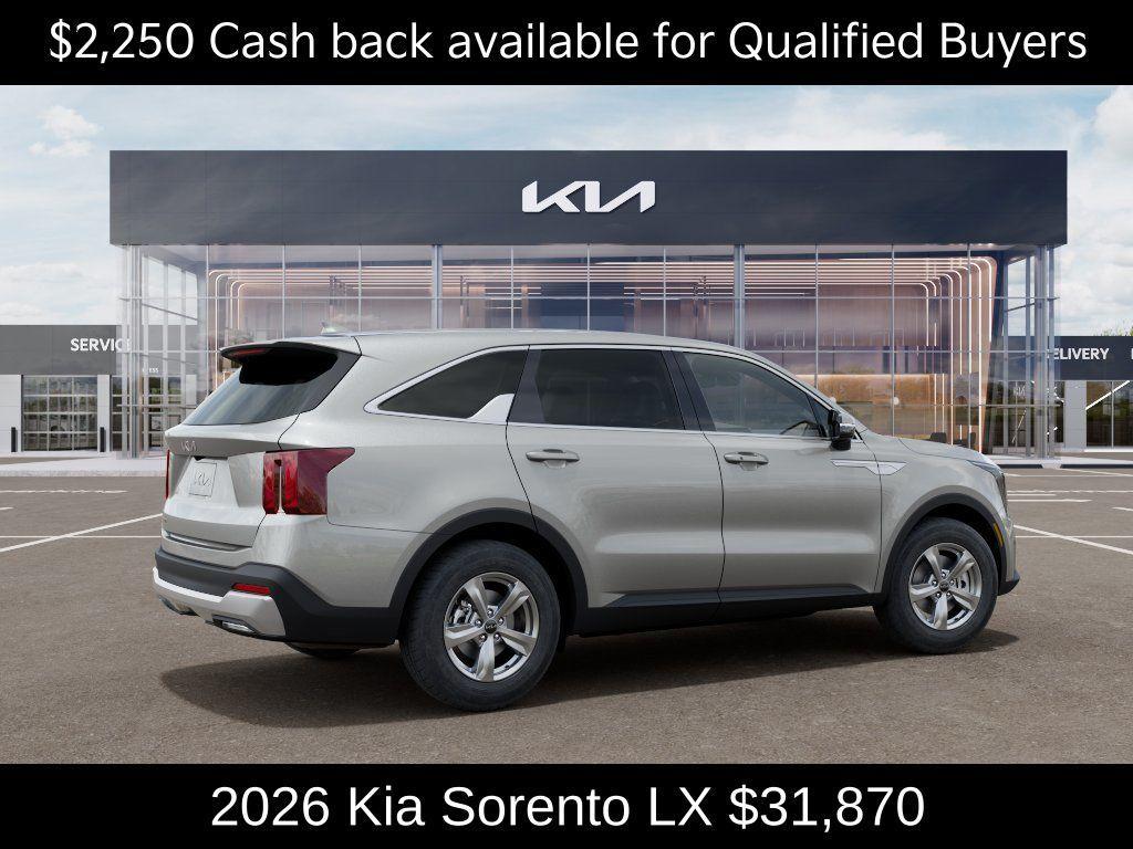 new 2026 Kia Sorento car, priced at $31,870