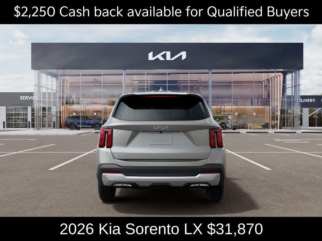 new 2026 Kia Sorento car, priced at $31,870