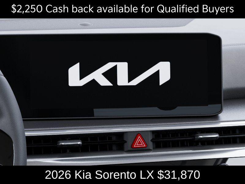 new 2026 Kia Sorento car, priced at $31,870