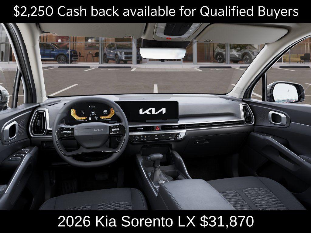 new 2026 Kia Sorento car, priced at $31,870