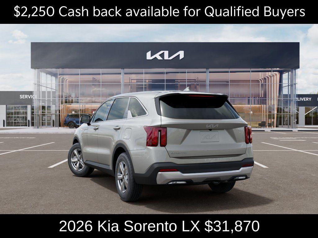 new 2026 Kia Sorento car, priced at $31,870